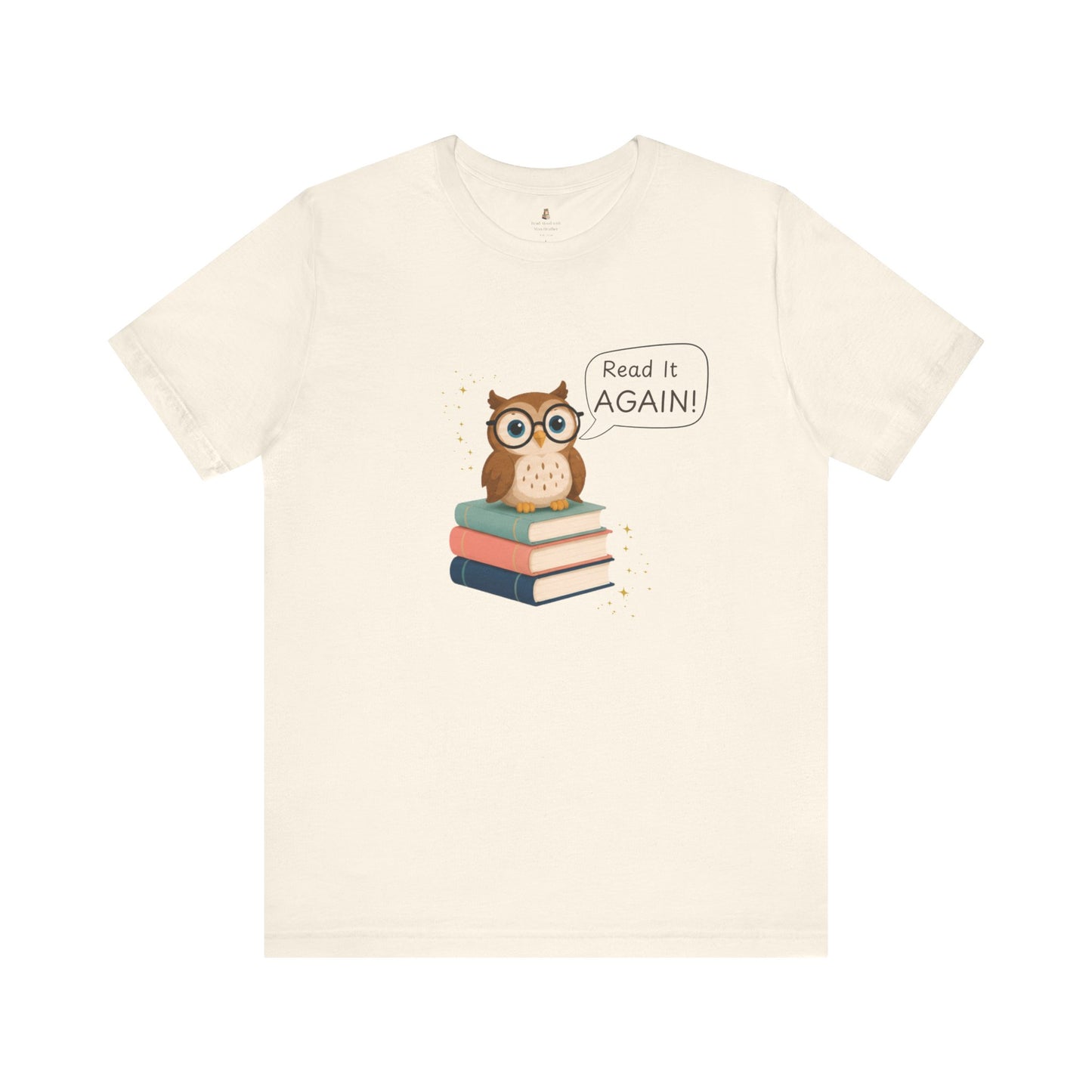 Read It Again Bella+Canvas Book Lover T-Shirt