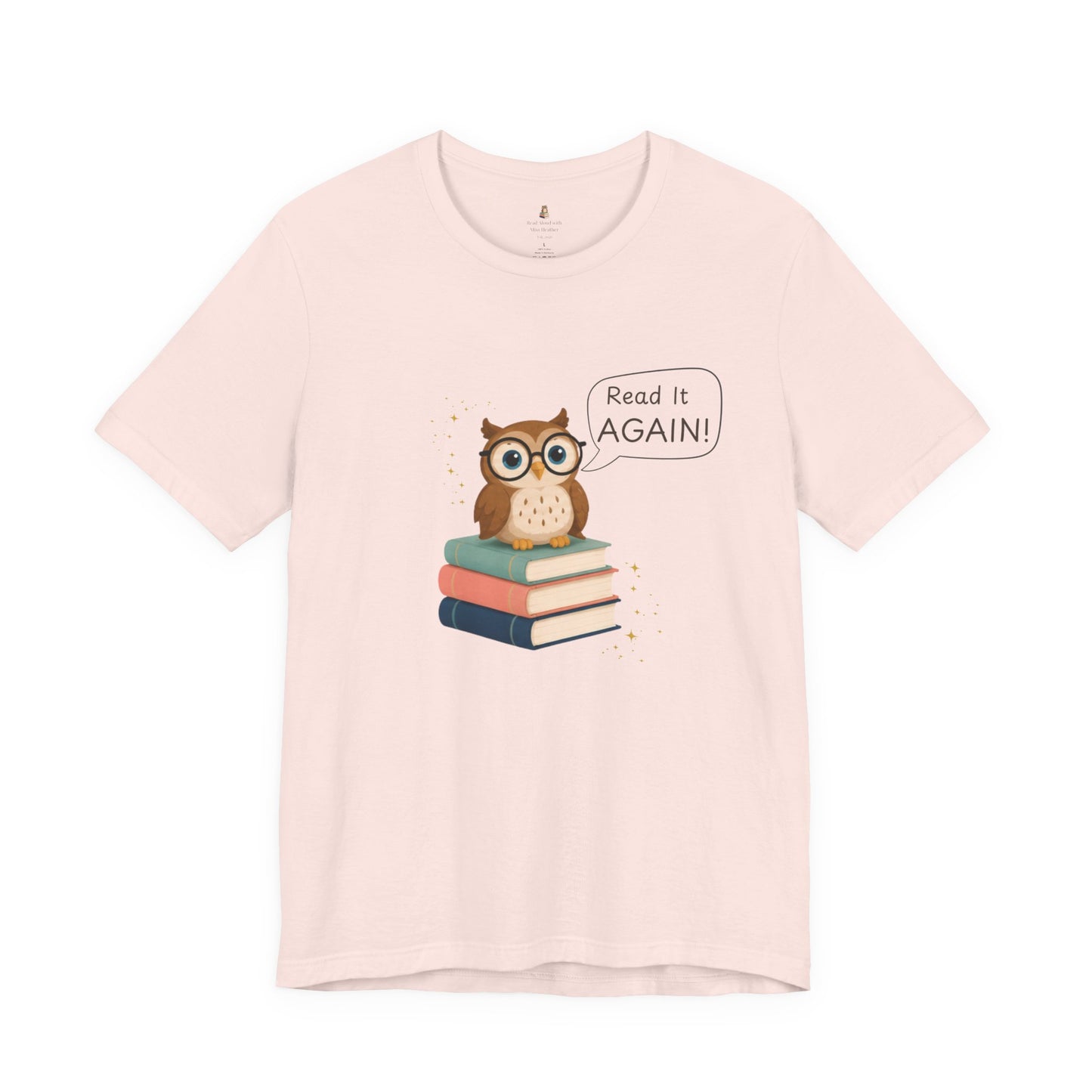 Read It Again Bella+Canvas Book Lover T-Shirt