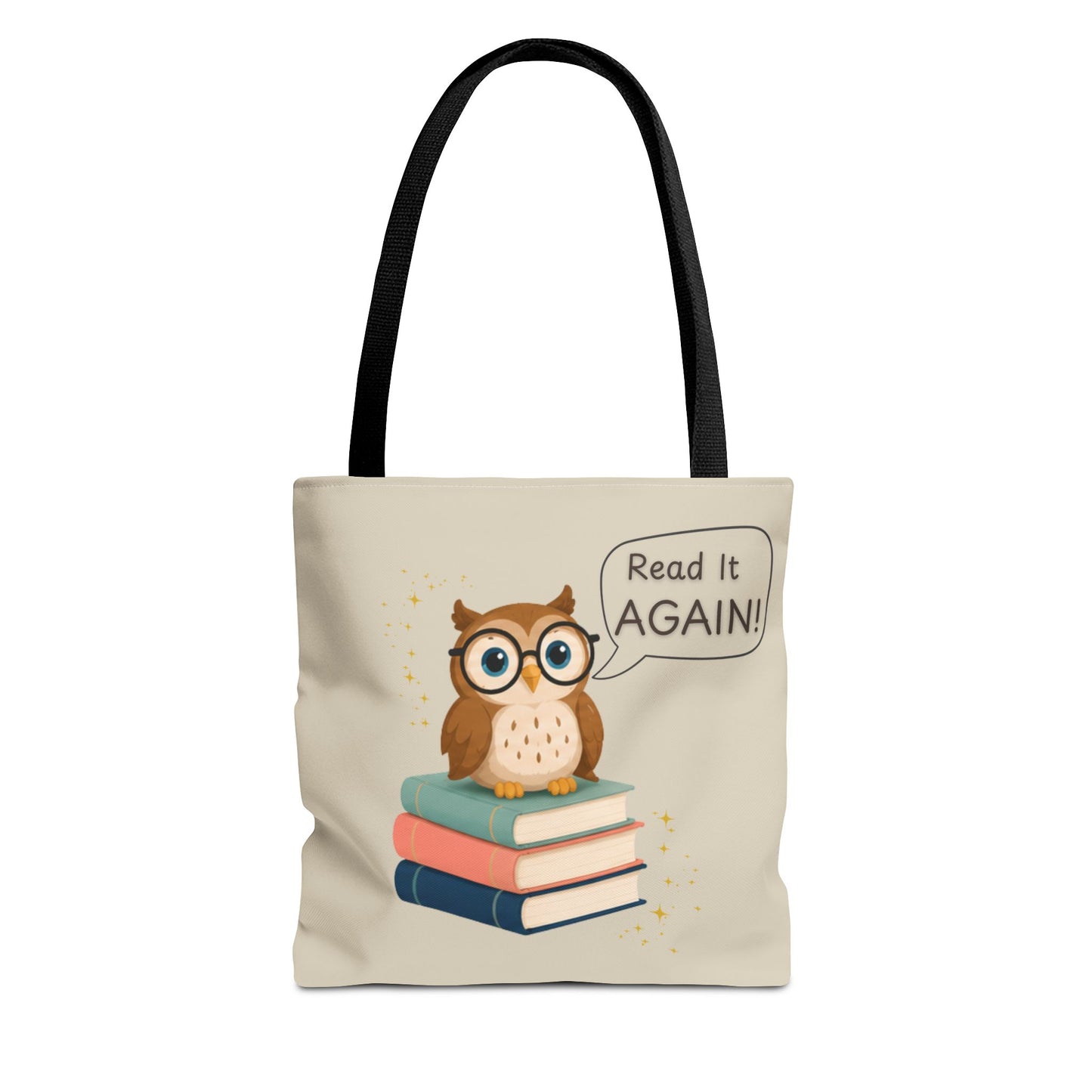 Read It Again Tote Bag, Library Tote, Teacher Gift, Librarian Gift, Book Lover Tote, Reading Tote Bag, Storytime Tote, Bookish Gift