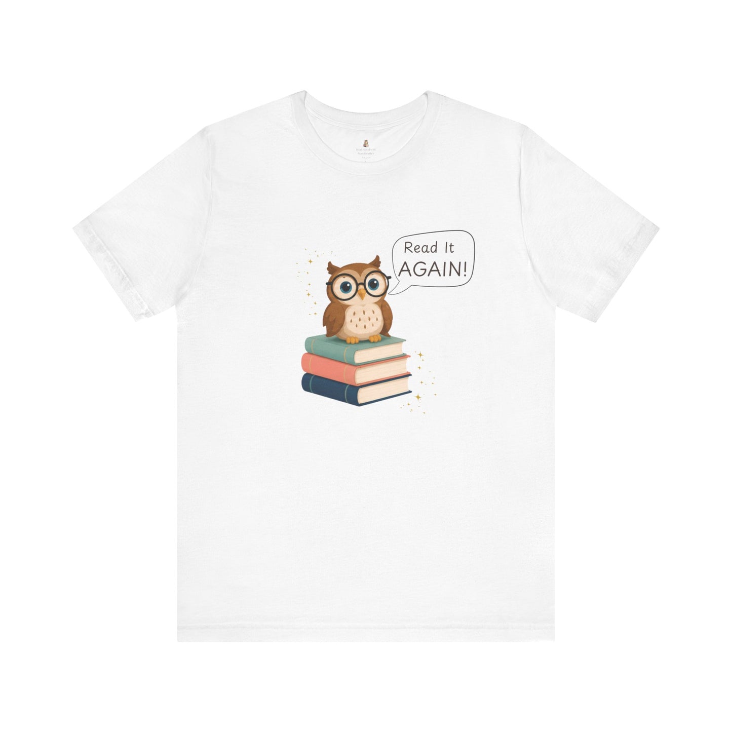Read It Again Bella+Canvas Book Lover T-Shirt