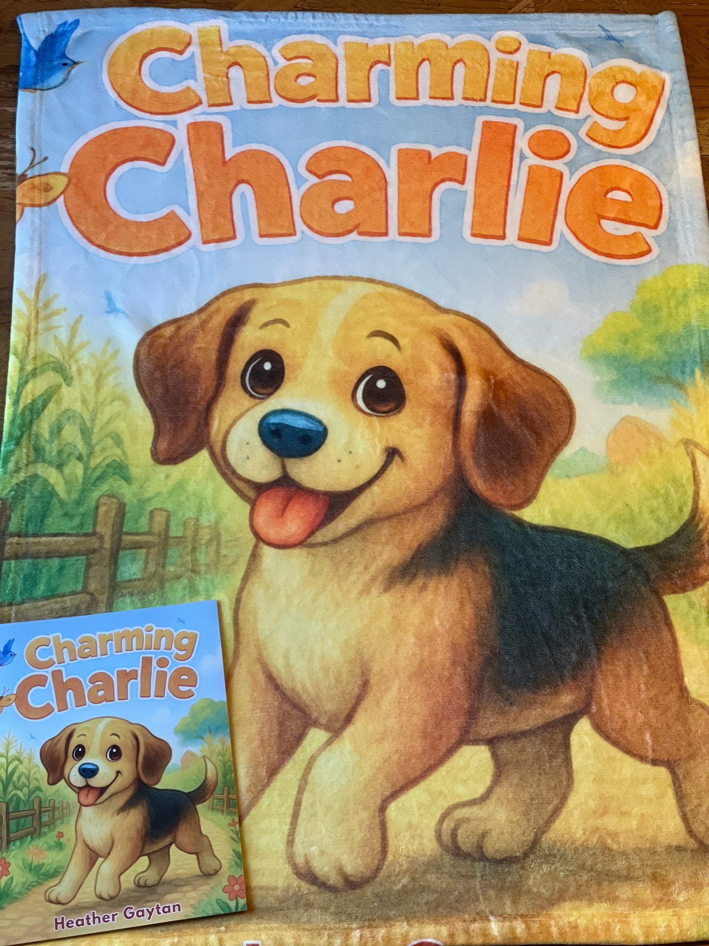 Charming Charlie Plush Blanket — Soft Velveteen Throw for Babies & Toddlers