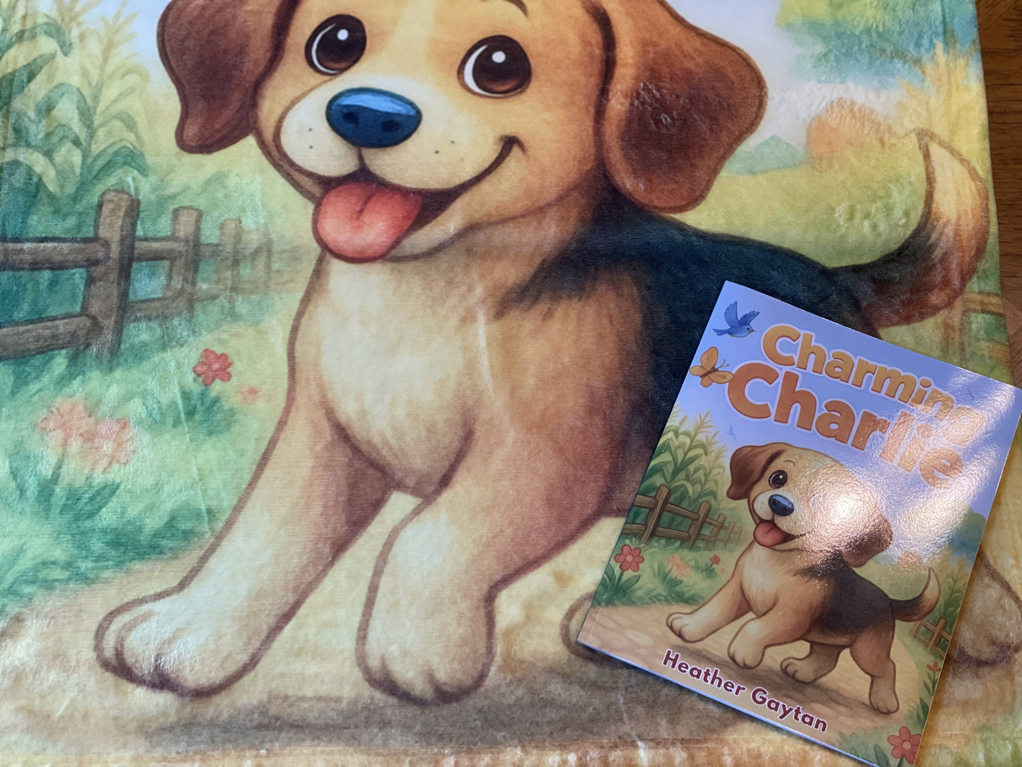 Charming Charlie Plush Blanket — Soft Velveteen Throw for Babies & Toddlers