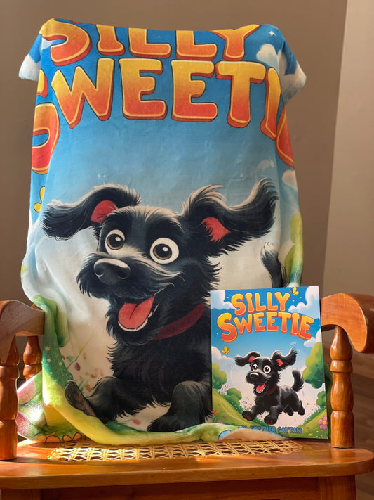 Silly Sweetie Plush Blanket — Soft Velveteen Throw for Babies & Toddlers