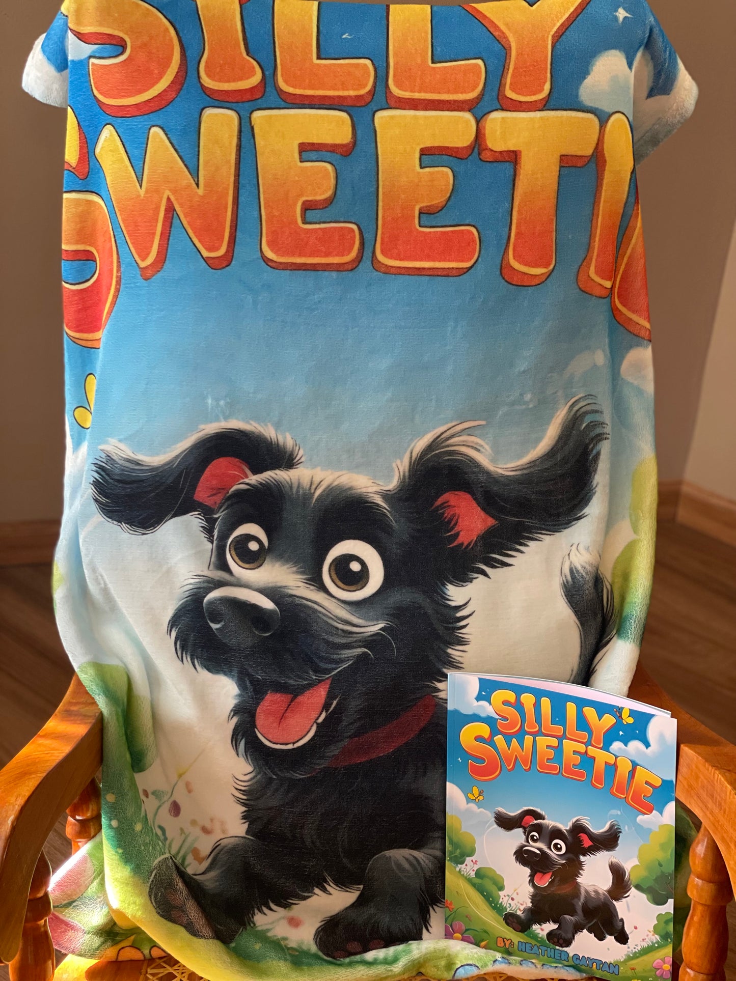Silly Sweetie Plush Blanket — Soft Velveteen Throw for Babies & Toddlers