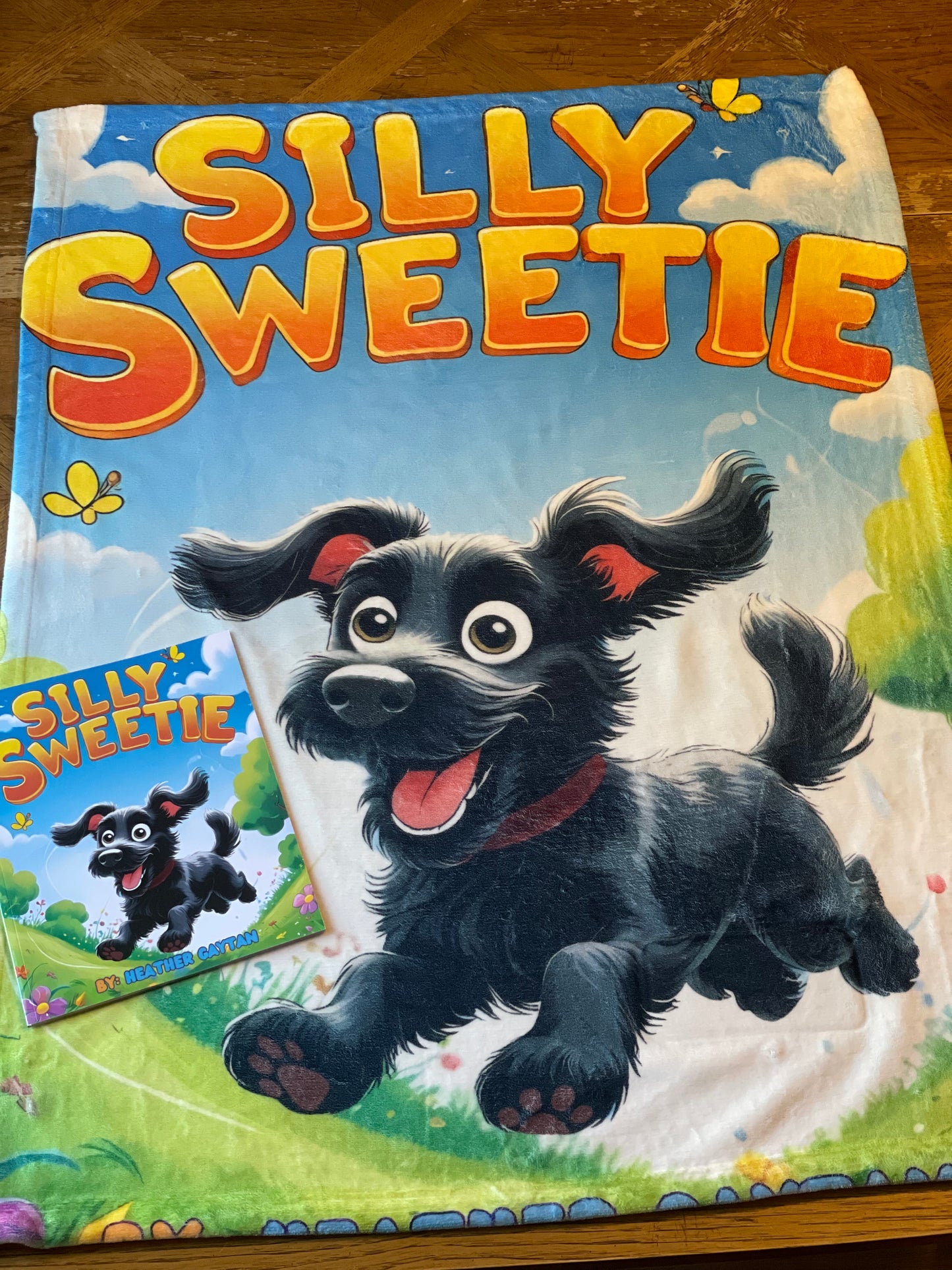 Silly Sweetie Plush Blanket — Soft Velveteen Throw for Babies & Toddlers