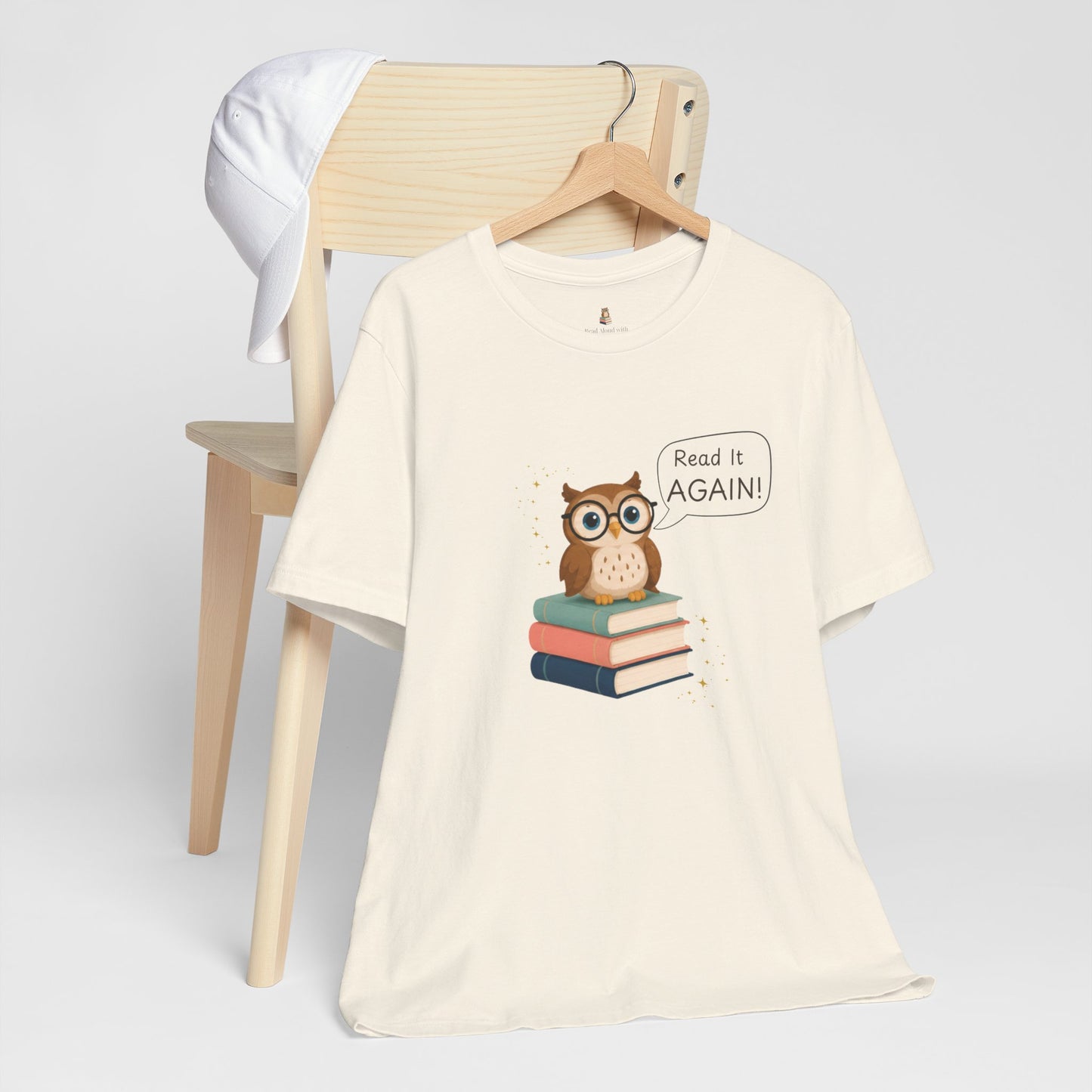 Read It Again Bella+Canvas Book Lover T-Shirt