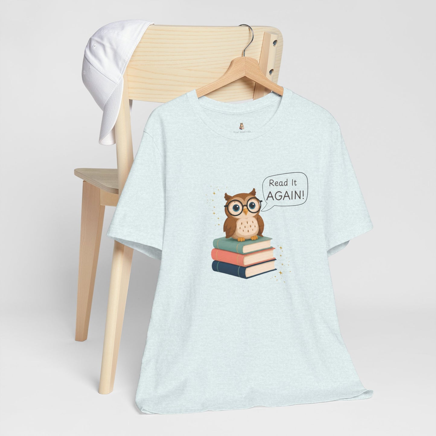 Read It Again Bella+Canvas Book Lover T-Shirt
