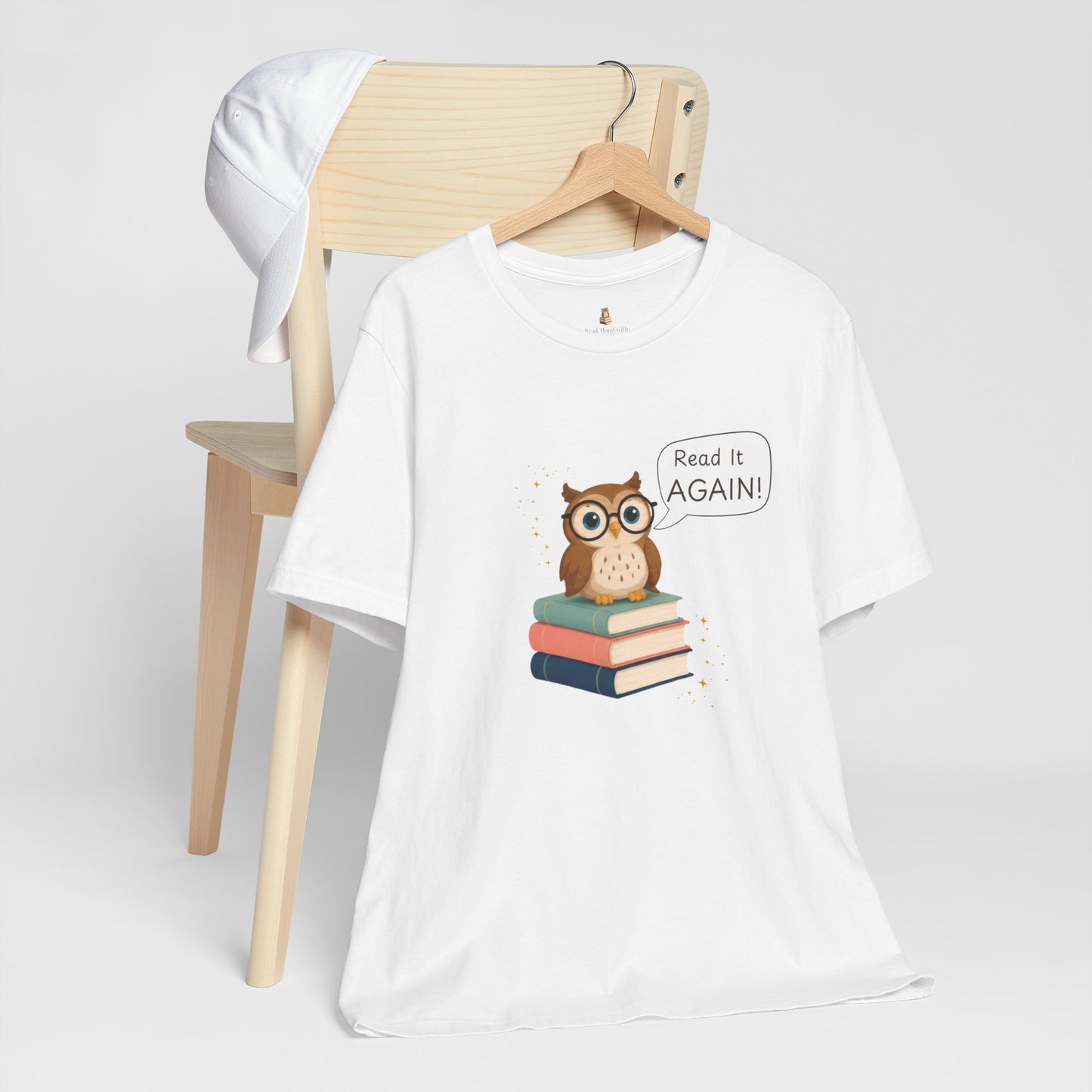 Read It Again Bella+Canvas Book Lover T-Shirt