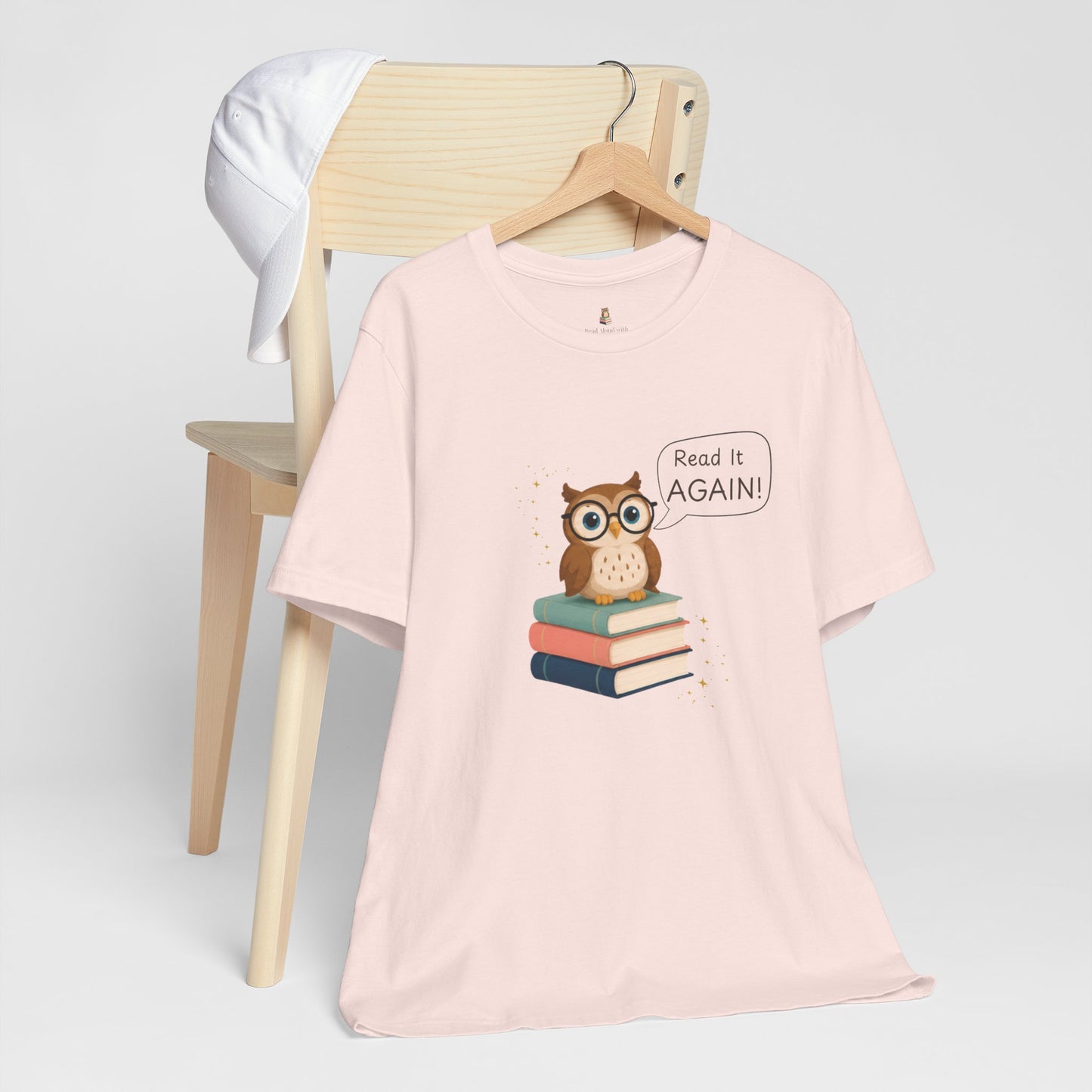 Read It Again Bella+Canvas Book Lover T-Shirt