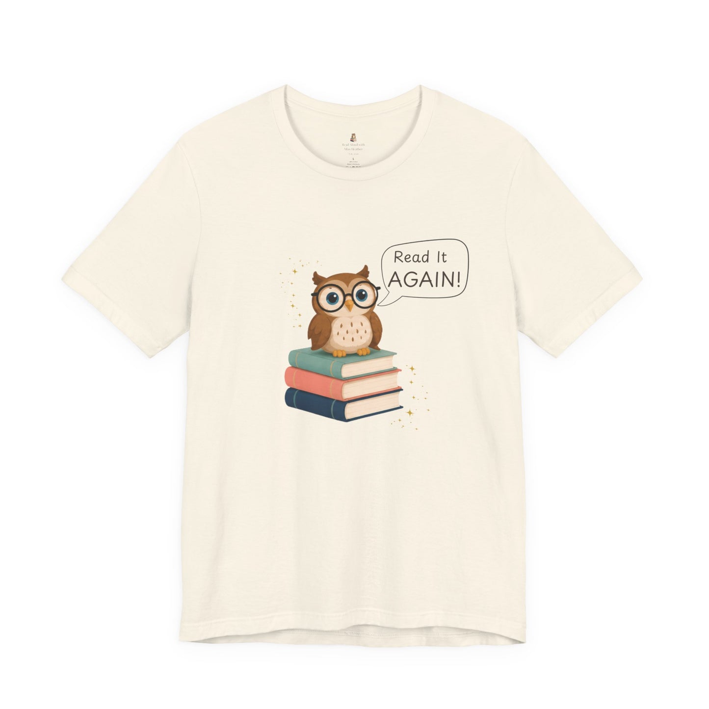 Read It Again Bella+Canvas Book Lover T-Shirt
